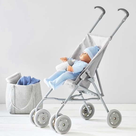 POTTERY Barn Kids Umbrella Doll Stroller Boy Girl Toy Learning Montessori - Picture 1 of 8